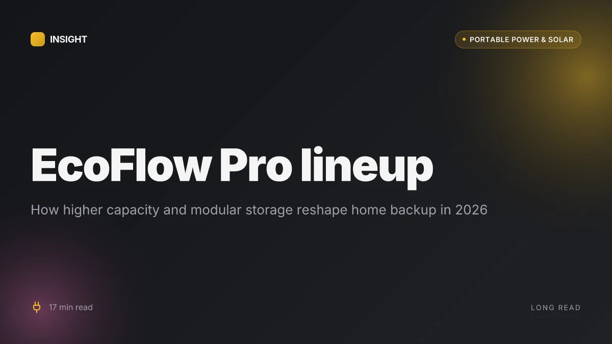 What the EcoFlow Pro lineup changes for home power in 2026